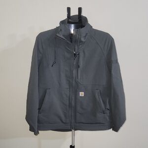 Carhartt Womens Charcoal Gray Super Dux Rain Jacket. Size XL.